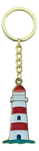Key ring lighthouse red - -,