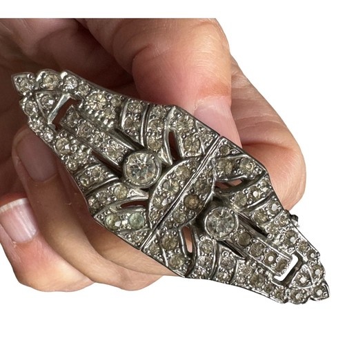 Art deco vintage rhinestone - art,