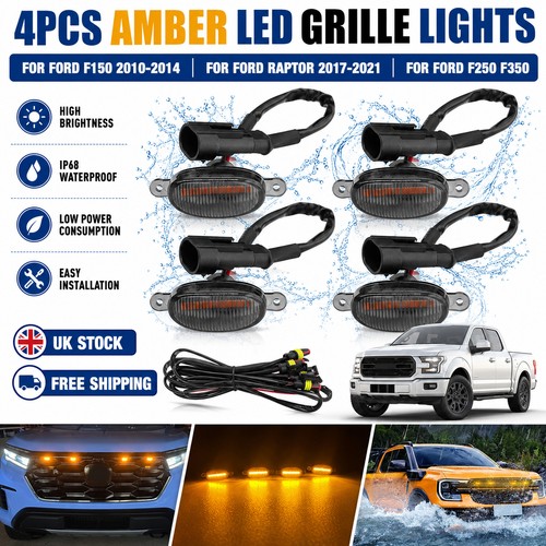 Amber led grille warning - led,