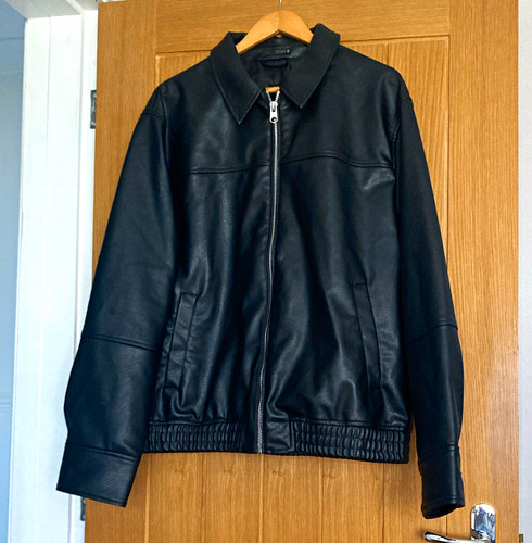 Zara men black faux - men’s,