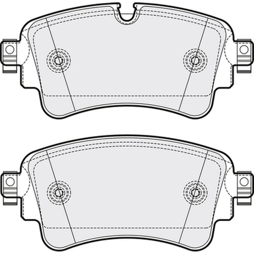 Brake pads set for - pads, audi