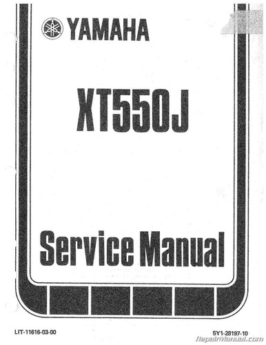 1982 yamaha xt550 - 1982, motorcycle