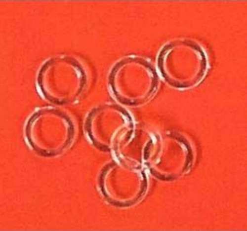 Clear plastic rings 13mm for - clear,