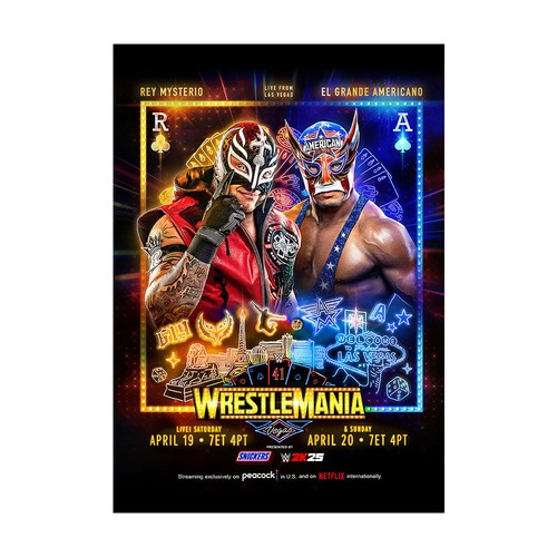 Wwe wrestlemania poster v2 - 41,