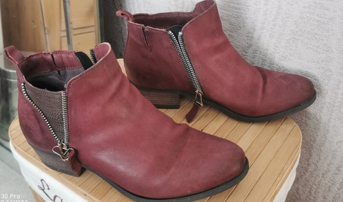 Moda pelle ankle boots - in, 5.5