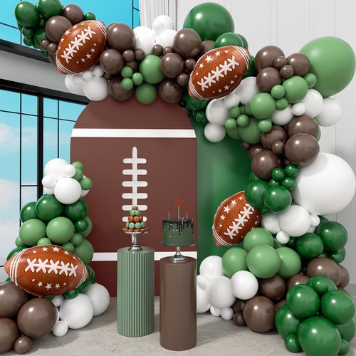 125pcs football balloon arch - football,