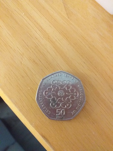 Rare 50p coins celebrating - rare,