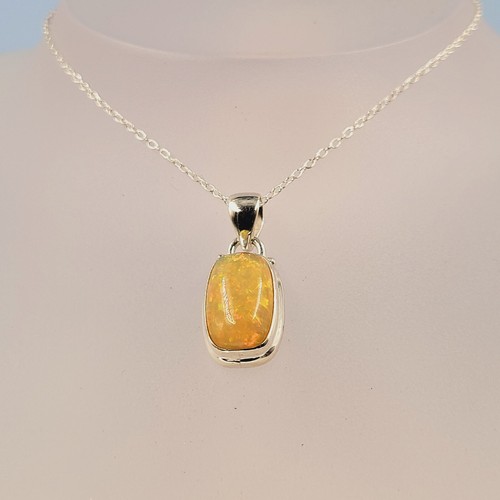 Opal cabochon pendant semi - cabochon, pendant,