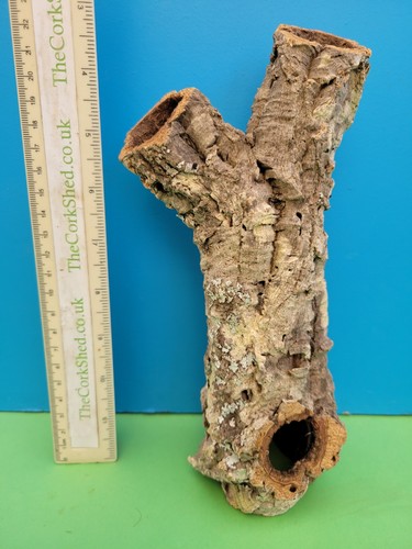 Cork bark tube - tube, 23cm