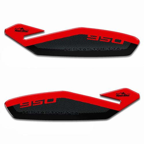 Resin bike stickers - resin, 3d