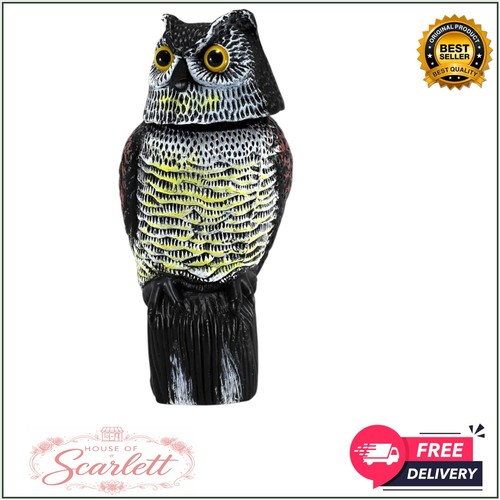 Plastic owl decoy garden - owl,