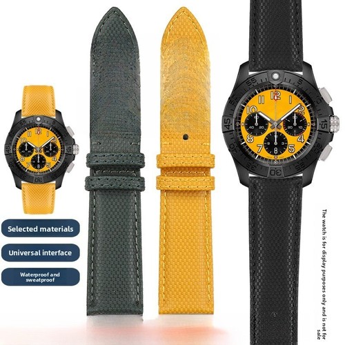 22mm genuine leather watch - 22mm,
