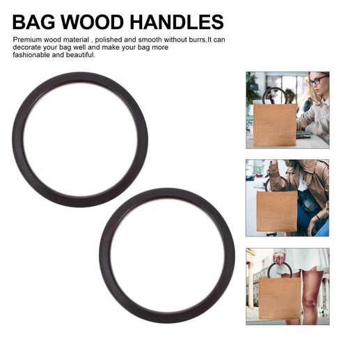 Pcs wooden bag handles - handles, for