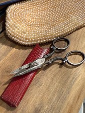 Antique buttonhole scissors - antique,