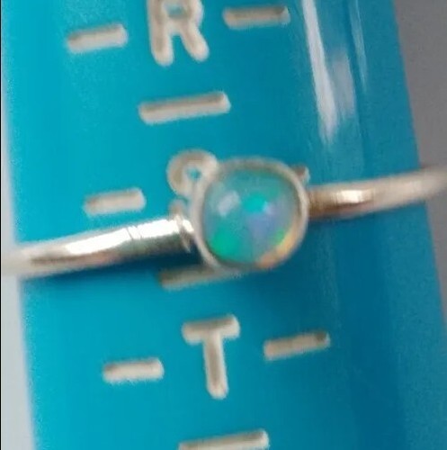 Sterling silver ethiopian opal - sterling,