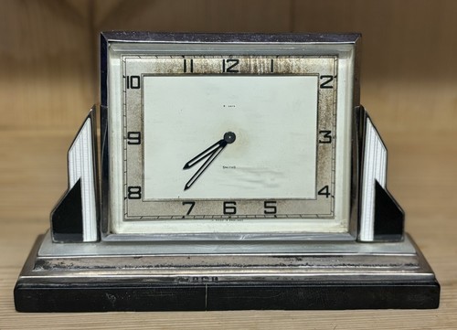 Smiths art deco silver - silver, black