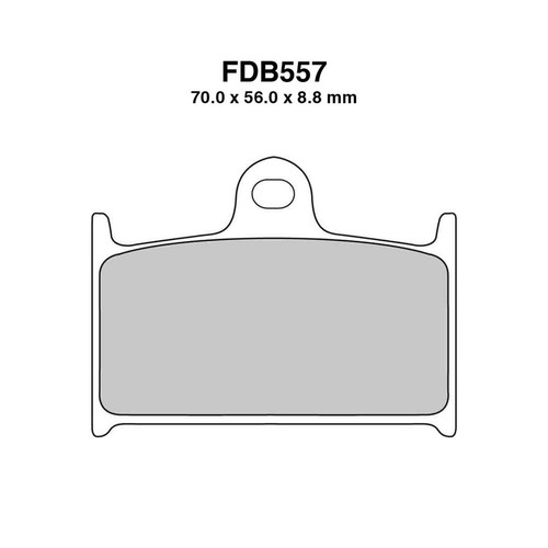 Pair brake pads ferodo - of,
