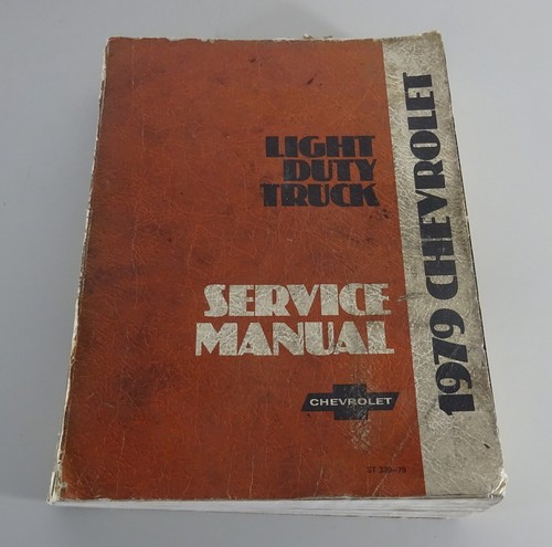 Workshop manual chevrolet pick - chevrolet,