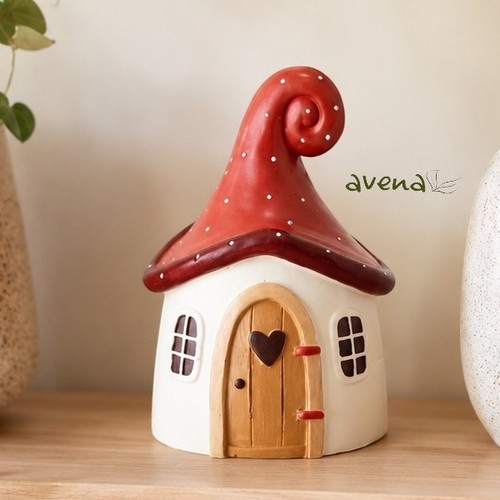 Mystic mushroom house ornament - mushroom,