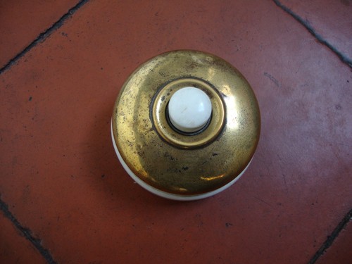 Antique door bell press - , tested