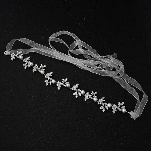 Bridesmaid headband pearl - bridesmaid,