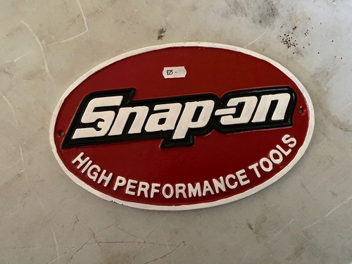 Snap cast iron sign - snap, on
