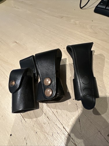 Police black leather - 3,