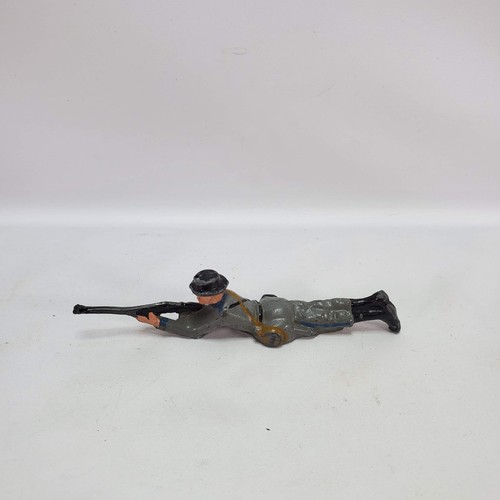 Toy soldier prone rifleman - prone,