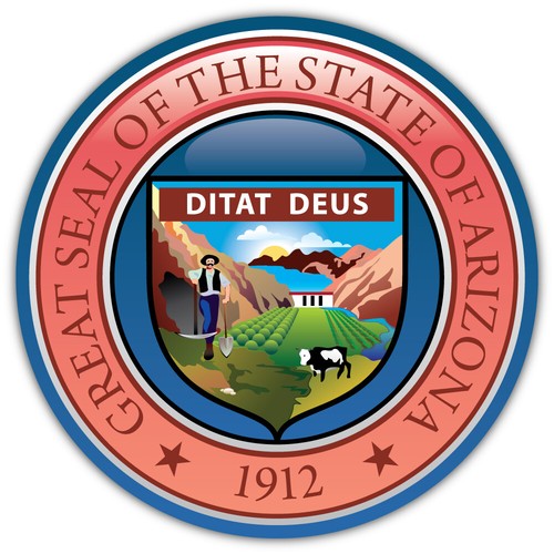 Arizona usa state seal car - state,