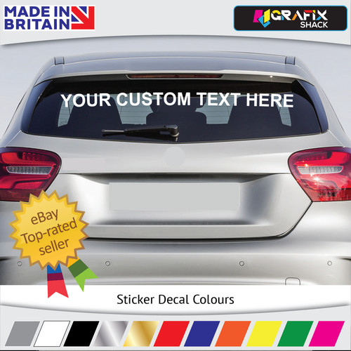 Custom text personalised car - personalised,
