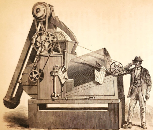 1876 liberian coffee huller - liberian,