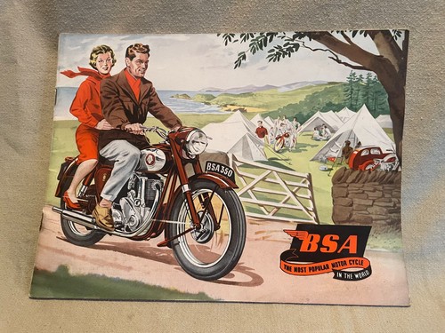 Bsa motorcycle sale brochure - motorcycle,