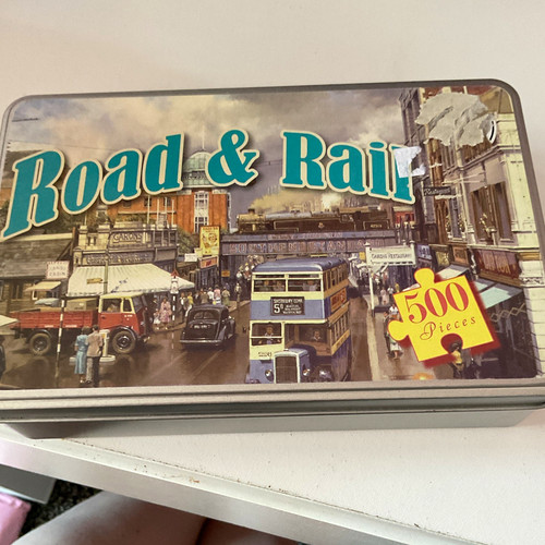 Road rail 500 piece jigsaw - rail,