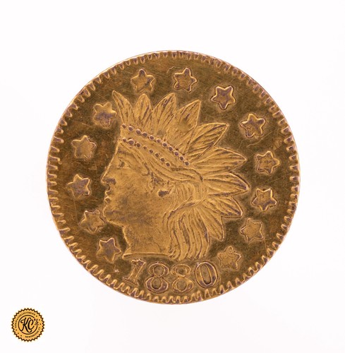 1880 dated cal - cal, gold