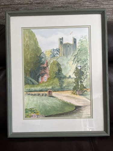 Original signed watercolour - signed,