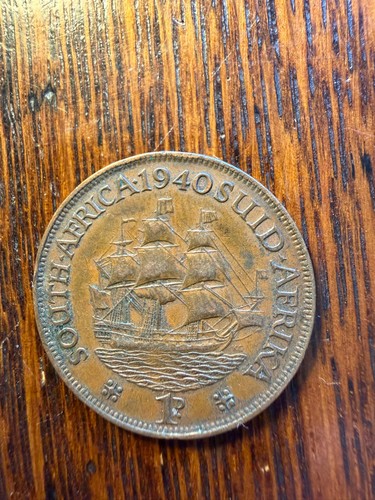 1940 south african coin - south,