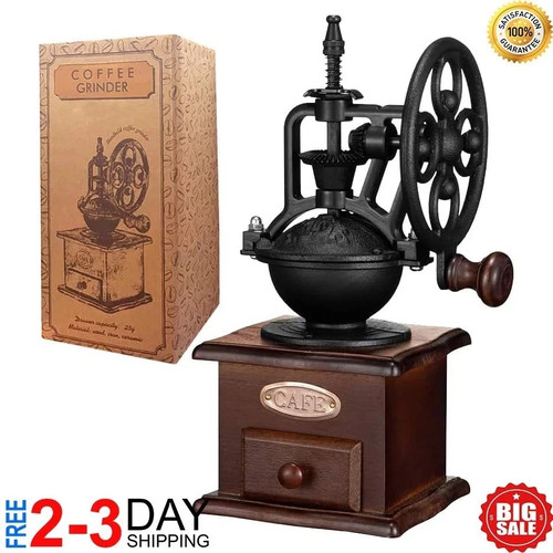 Antique vintage manual coffee - vintage,