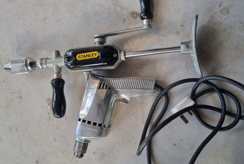 Vintage stanley drill box - stanley,
