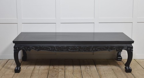 Chinese ebonised low coffee - chinese,