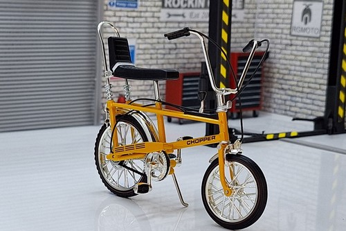 Raleigh chopper bicycle yellow - raleigh,