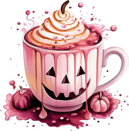 Cute halloween coffee cup - cute,
