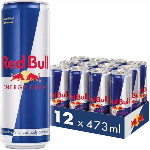 Red bull energy drink - red, x