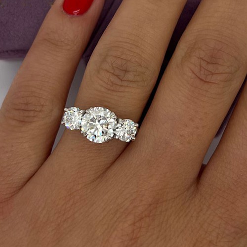 Round diamond three - 3,
