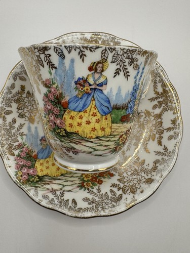 Romantic vintage colclough tea - vintage,