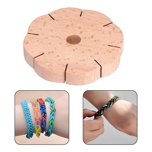 Wooden kumihimo disk - disk, weaving