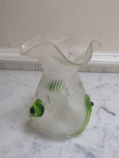Art nouveau glass vase kralik - nouveau,