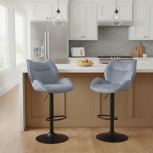 Set bar stools velvet - set, of