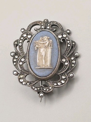 Wedgwood marcasite cameo - wedgwood,
