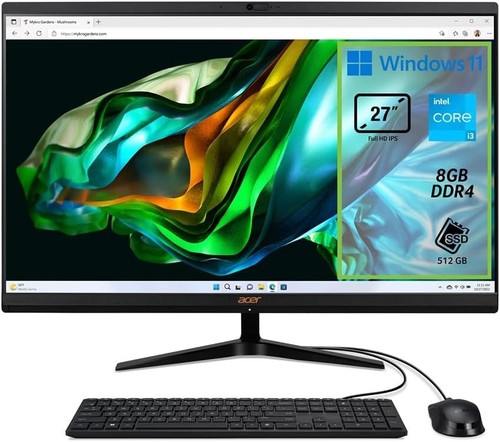 Aio acer aspire c27 1800 - acer, c27-1800