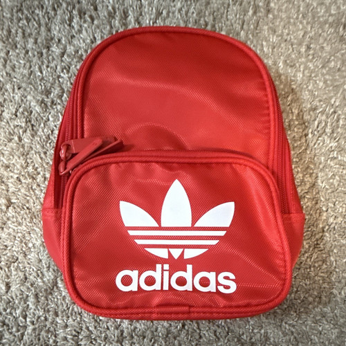 Adidas mini backpack red - backpack, red/white